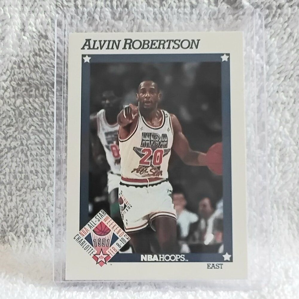 5/$20 Mint 1991 NBA Hoops Alvin Robertson All-Star Weekend East NBA Card 258!!
